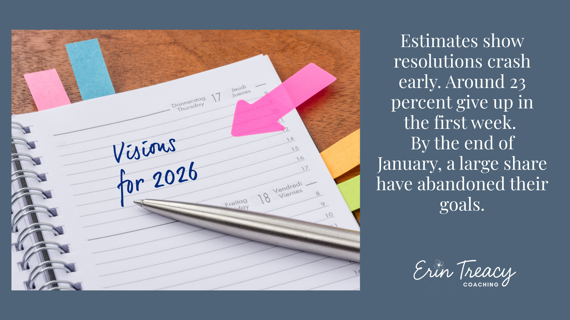 Most New Year’s resolutions fail early. Research shows around 23 percent of people give up in the first week, and by the end of January many goals are already abandoned. This isn't a motivation problem. It's a design problem. Task-based resolutions and to-do lists rely on will power instead of meanting. Sustainable career growth and professional development come from clear intentions, small habits, and identity-based change.