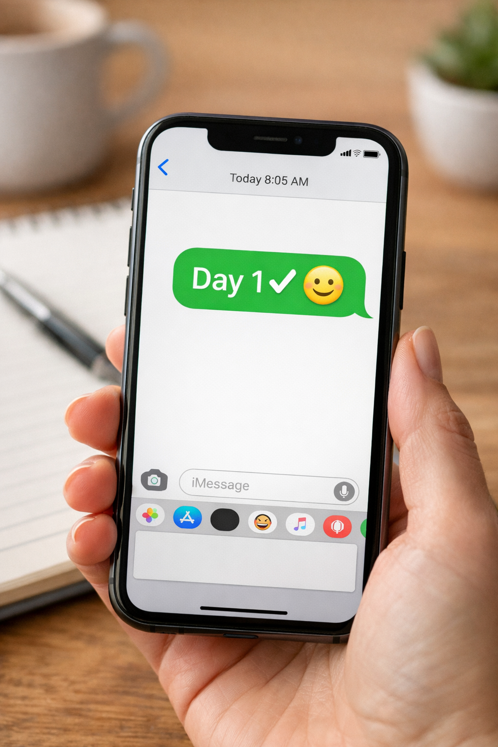 A simple “Day 1” check-in reminds us how small daily actions turn intentions into habits. Tracking progress, even in small ways, builds consistency, confidence, and lasting personal growth.