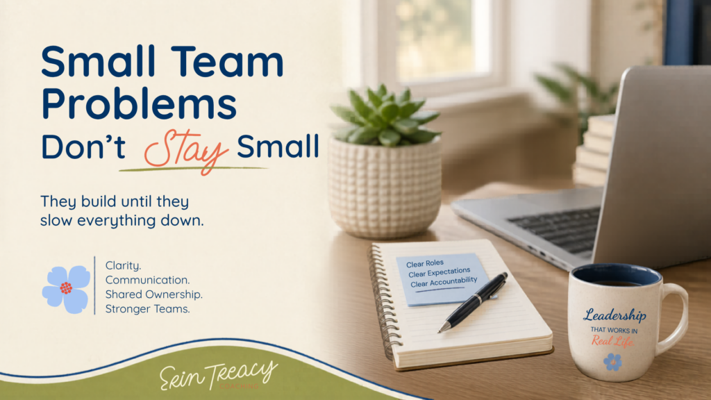 Small team problems building into larger business challenges.