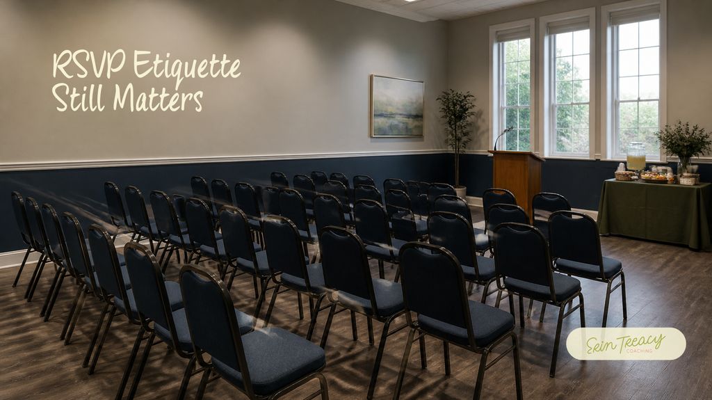 A Thumbs Up Is Not an RSVP: Why RSVP Etiquette Still Matters